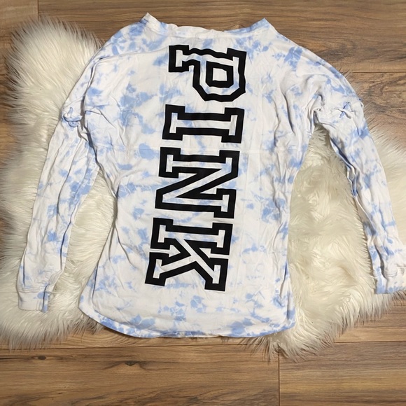 PINK Victoria’s Secret Tie Dye Graphic Tee - Picture 6 of 11